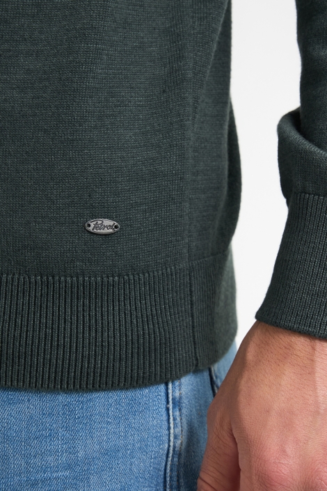 Petrol Industries men knitwear collar basic